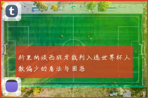 科里纳谈西班牙裁判入选世界杯人数偏少的看法与困惑